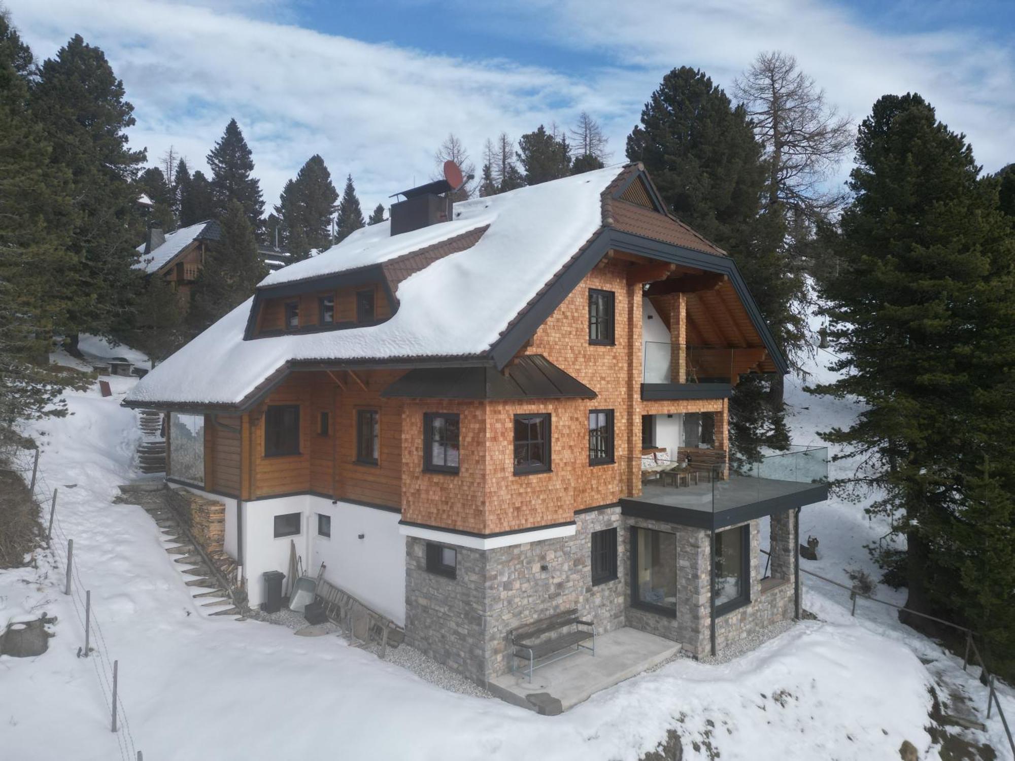 Ferienwohnung Haus am Berg Turracher Hohe Exterior foto