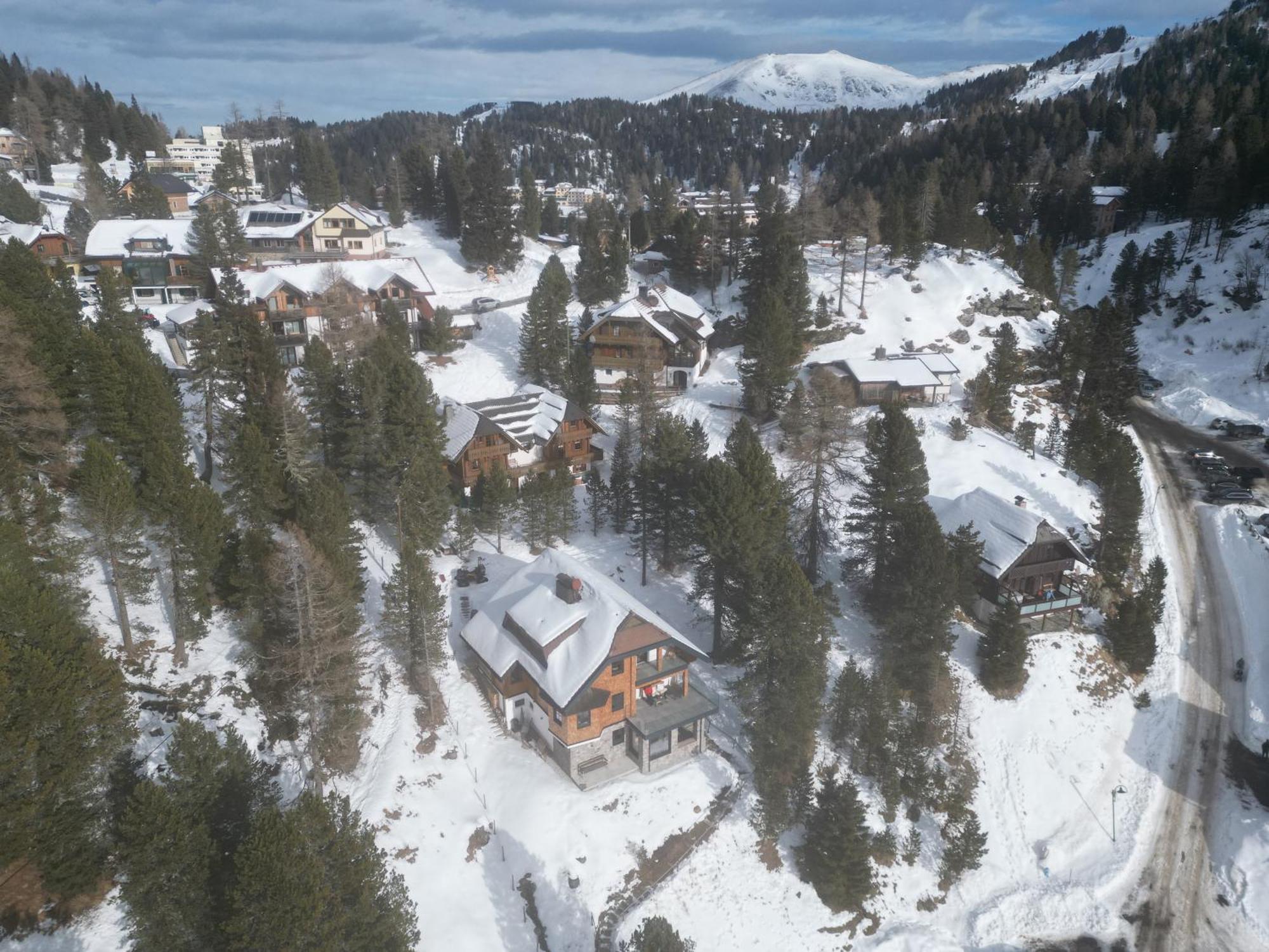 Ferienwohnung Haus am Berg Turracher Hohe Exterior foto